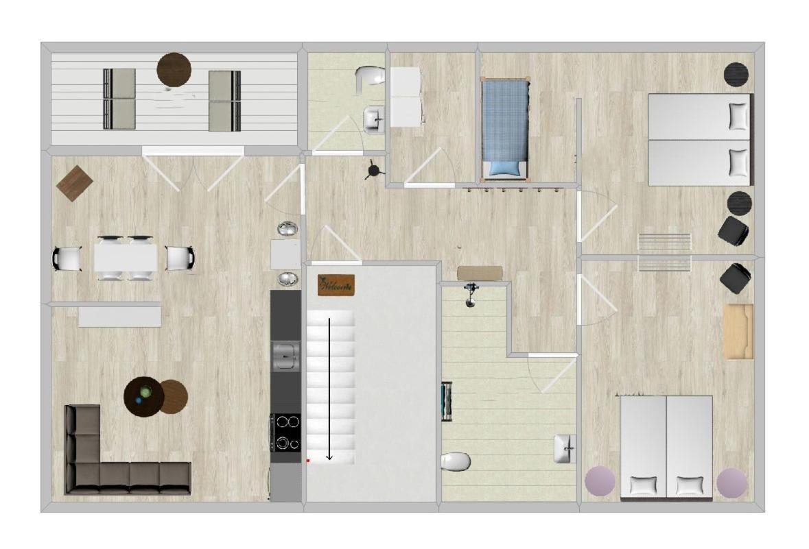 Schoenes Penthouse Duemmer See - Lembruch Hüde المظهر الخارجي الصورة